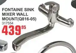 Cashbuild Fontaine sink mixer wall mount offer