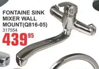 Cashbuild Fontaine sink mixer wall mount offer