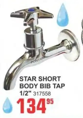 Cashbuild Star short body bib tap offer