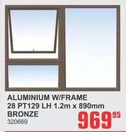 Cashbuild Aluminium w/frame 28 pt129 offer