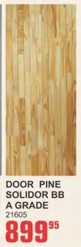 Cashbuild Door pine solidor bb a grade offer