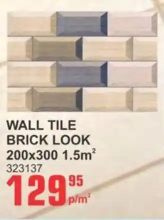 Cashbuild Wall tile brick look offer