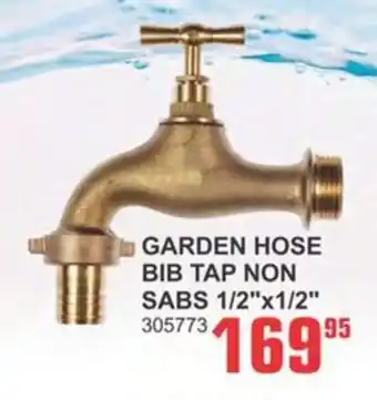 Cashbuild Garden hose bib tap non sabs offer