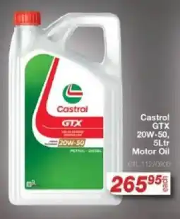 AutoZone Castrol GTX 20W-50 Motor Oil offer