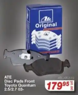 AutoZone ATE Disc Pads Front Toyota Quantum offer
