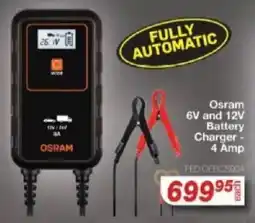 AutoZone Osram 6V and 12V Battery Charger 4 Amp offer