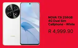 Edgars HUAWEI Nova 13i 256GB 4G Dual Sim Cellphone offer
