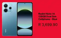 Edgars Redmi Note 14 128GB Dual Sim Cellphone offer