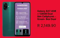 Edgars Samsung Galaxy A07 4GB + 128GB Dual Sim Cellphone offer