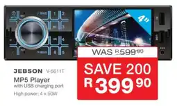 Cash Crusaders Jebson MP5 Player with USB charging port offer