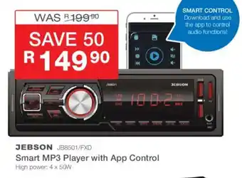 Cash Crusaders Jebson Smart MP3 Player with App Control offer