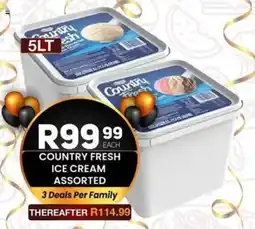 Take 'n Pay Country fresh ice cream assorted offer