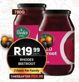 Take 'n Pay Rhodes Beetroot offer
