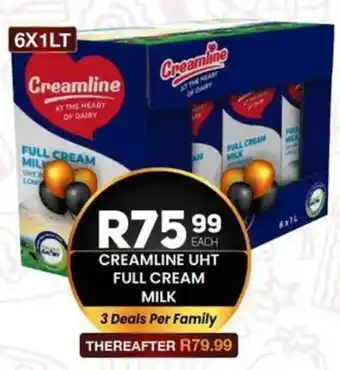 Take 'n Pay Creamline uht full cream milk offer