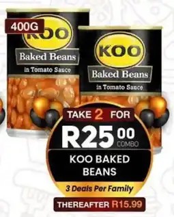 Take 'n Pay Koo baked beans offer