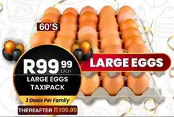 Take 'n Pay Large eggs taxipack offer
