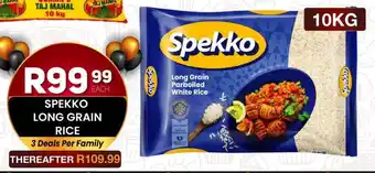 Take 'n Pay Spekko long grain rice offer