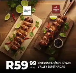 Take 'n Pay Riversmead/ mountain valley espethadas offer