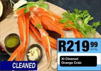 Take 'n Pay XL Cleaned Orange Crab offer