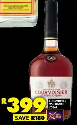 Shoprite Liquor Courvoisier vs cognac offer