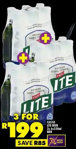 Shoprite Liquor Castle lite beer nrb offer