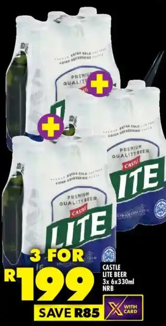 Shoprite Liquor Castle lite beer nrb offer