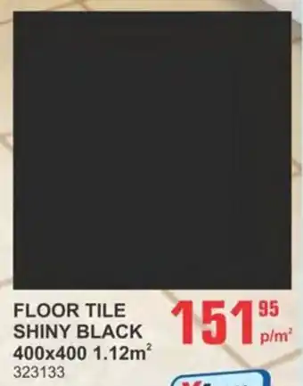 Cashbuild Floor tile shiny black offer
