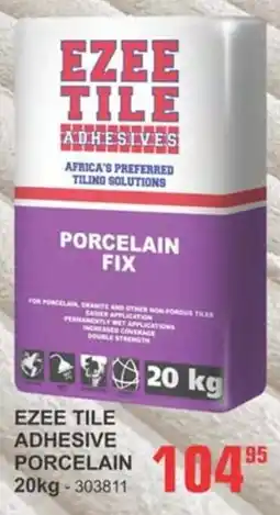 Cashbuild Ezee tile adhesive porcelain offer