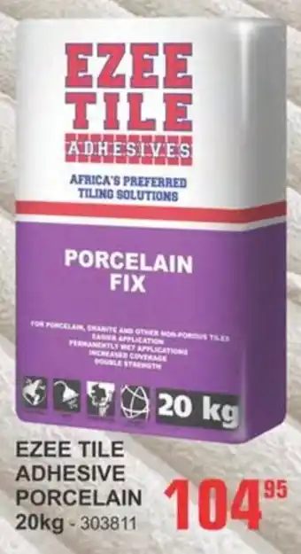 Cashbuild Ezee tile adhesive porcelain offer