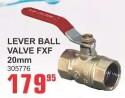 Cashbuild Lever ball valve fxf offer