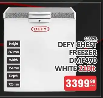 KitKat Cash and Carry DEFY CHEST FREEZER DMF470 offer