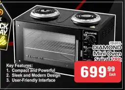 KitKat Cash and Carry DIAMOND MINI OVEN SPIRAL 28LT offer