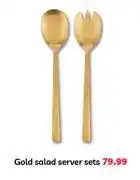 PEP Gold Salad Server Set offer