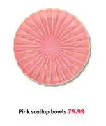 PEP Pink Scallop Bowl offer