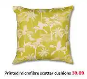 PEP Printed Microfibre Scatter Cushions offer