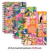 PEP A5 Fruit Ring Bind Hardcovers-Each offer