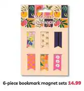 PEP 6 Piece Bookmark Magnet Sets offer