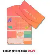 PEP Sticker Note Pad Sets offer