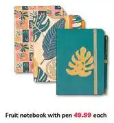 PEP Fruit Notebook With Pen-Each offer