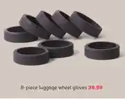 PEP 8 Piece Luggage Wheel Gloves offer