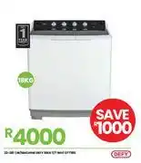 Fair Price Defy Washing Machine 18KG T/T WHT DTT180 offer