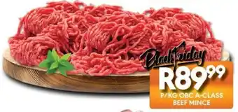 Obc a-class beef mince