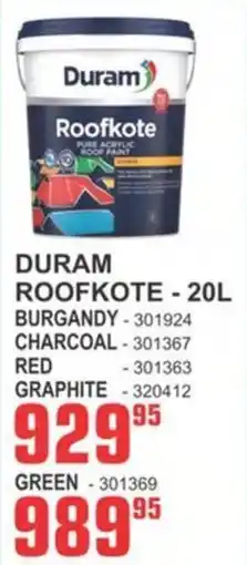 Cashbuild Duram Roofkote offer