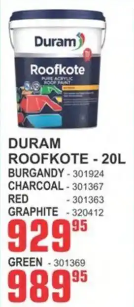Cashbuild Duram Roofkote offer
