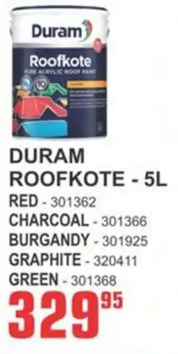 Cashbuild Duram Roofkote offer