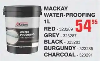 Cashbuild Mackay water proofing offer
