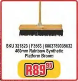 Cashbuild Rainbow Synthetic Platform Broom offer