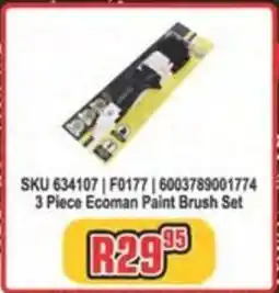 Cashbuild Ecoman Paint Brush Set offer