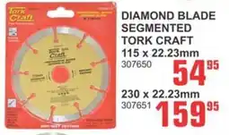 Cashbuild Tork craft diamond blade segmented offer