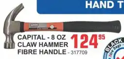 Cashbuild Capital claw hammer fibre handle offer